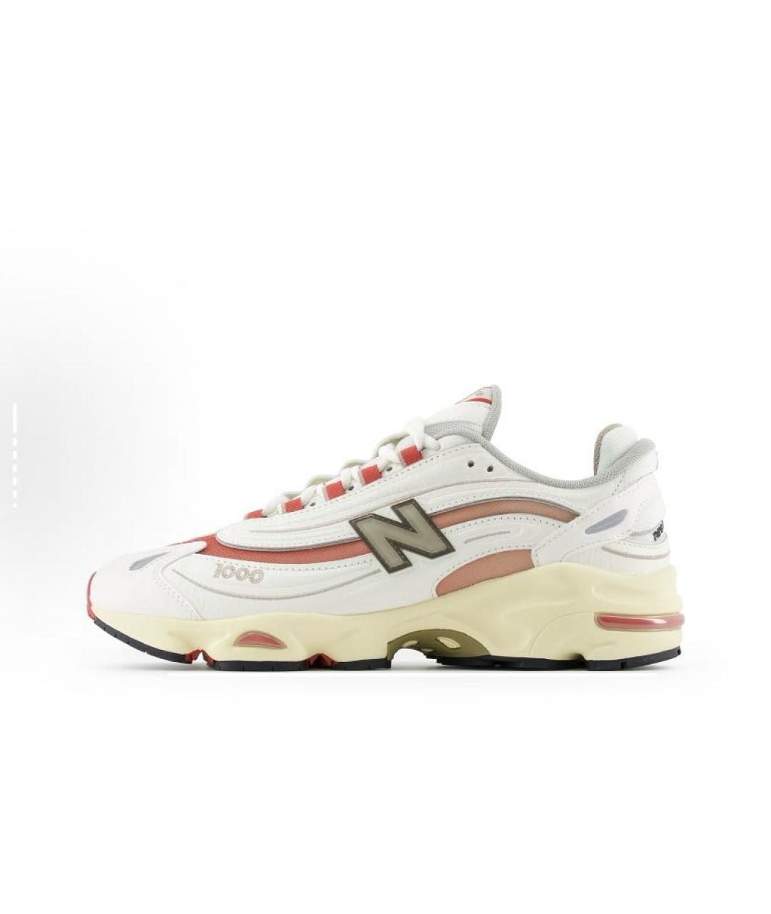 NEW BALANCE Белые кожаные кроссовки, фото 3