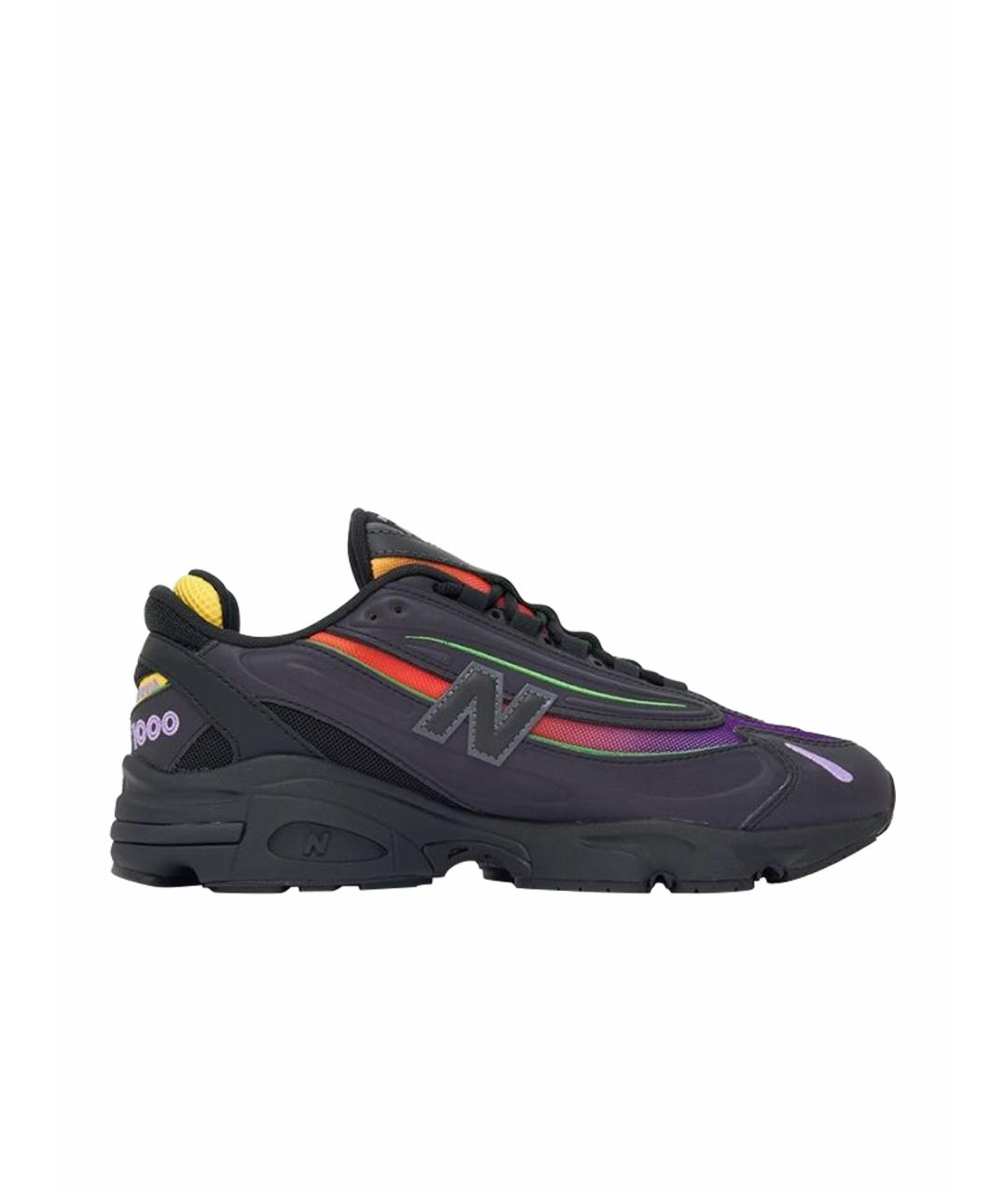 NEW BALANCE Черные кожаные кроссовки, фото 1