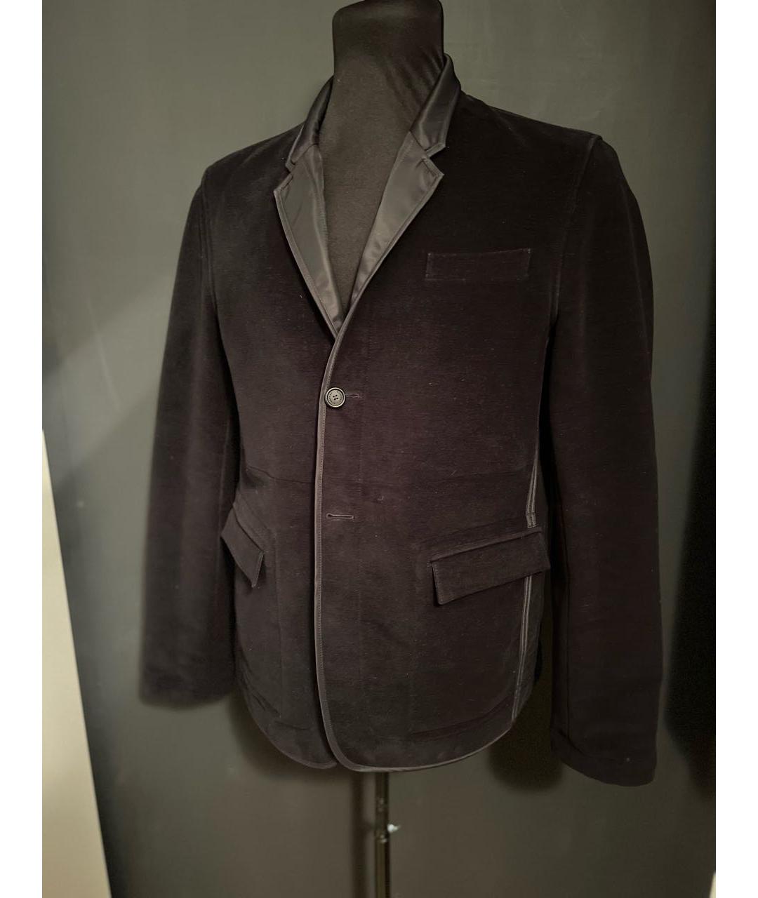 BURBERRY Черная полиэстеровая куртка, фото 4