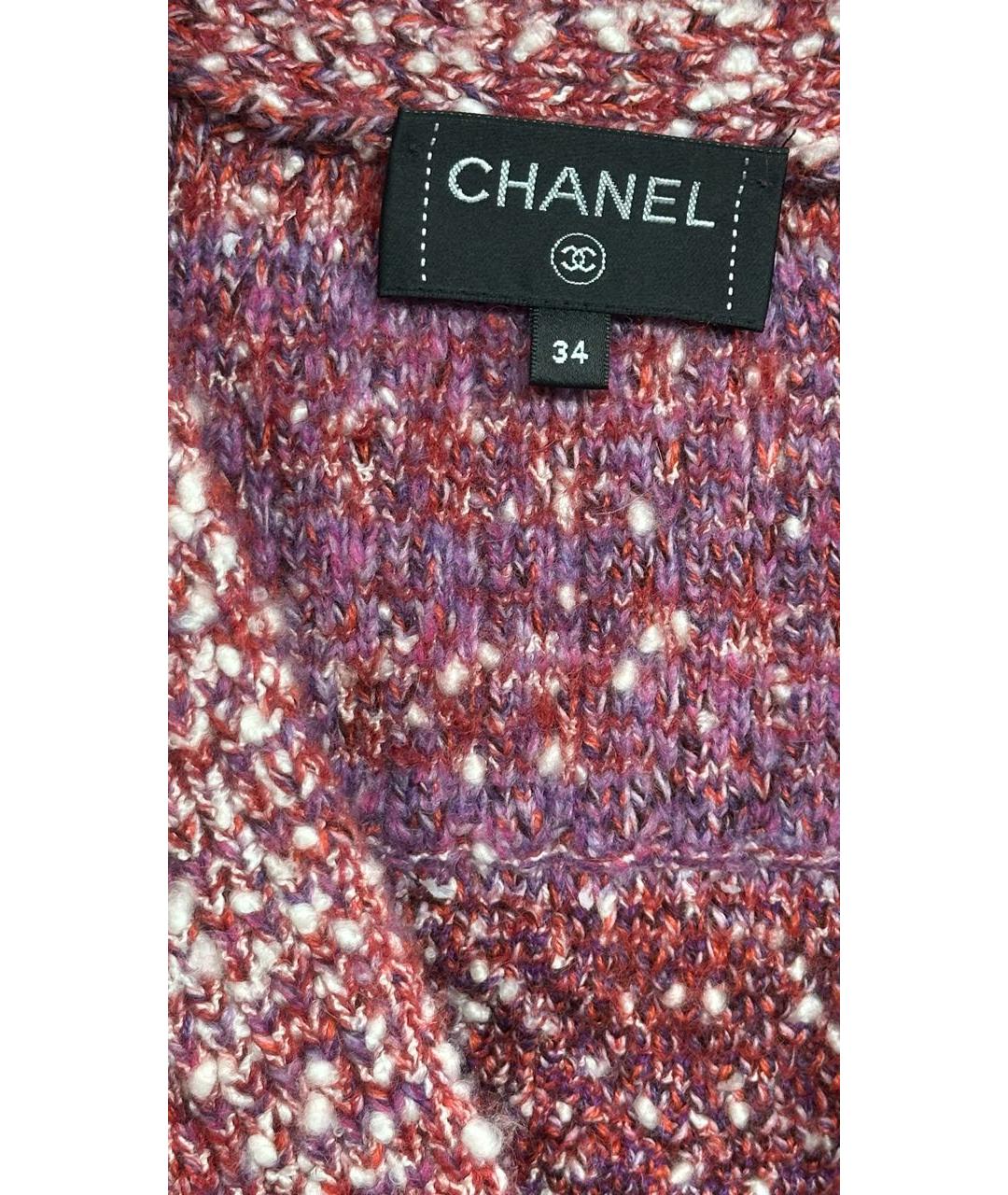 CHANEL Розовый кашемировый кардиган, фото 3