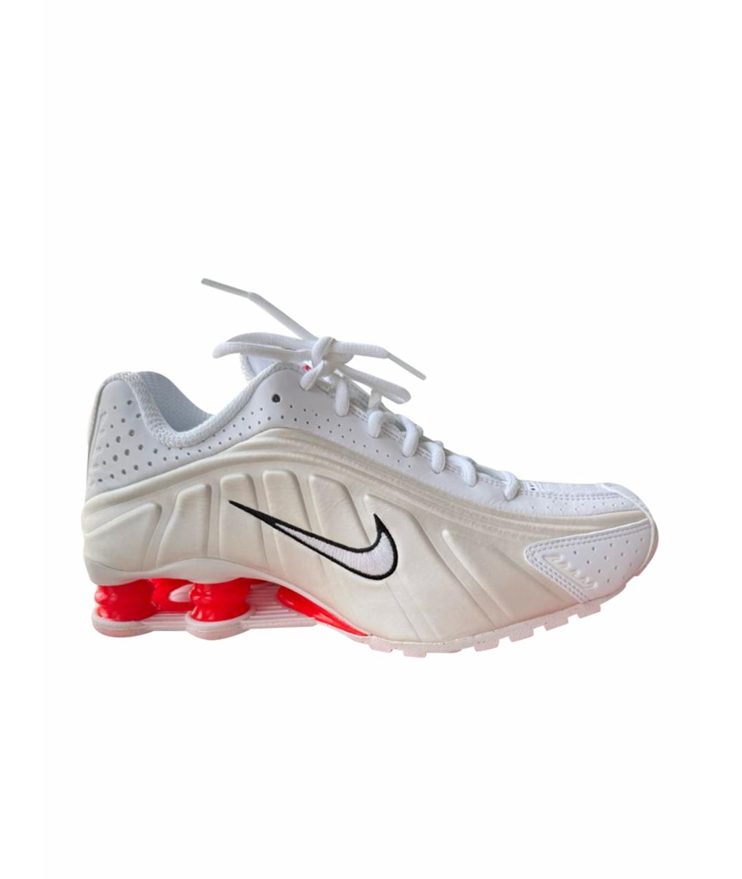 NIKE Белые текстильные кроссовки, фото 1