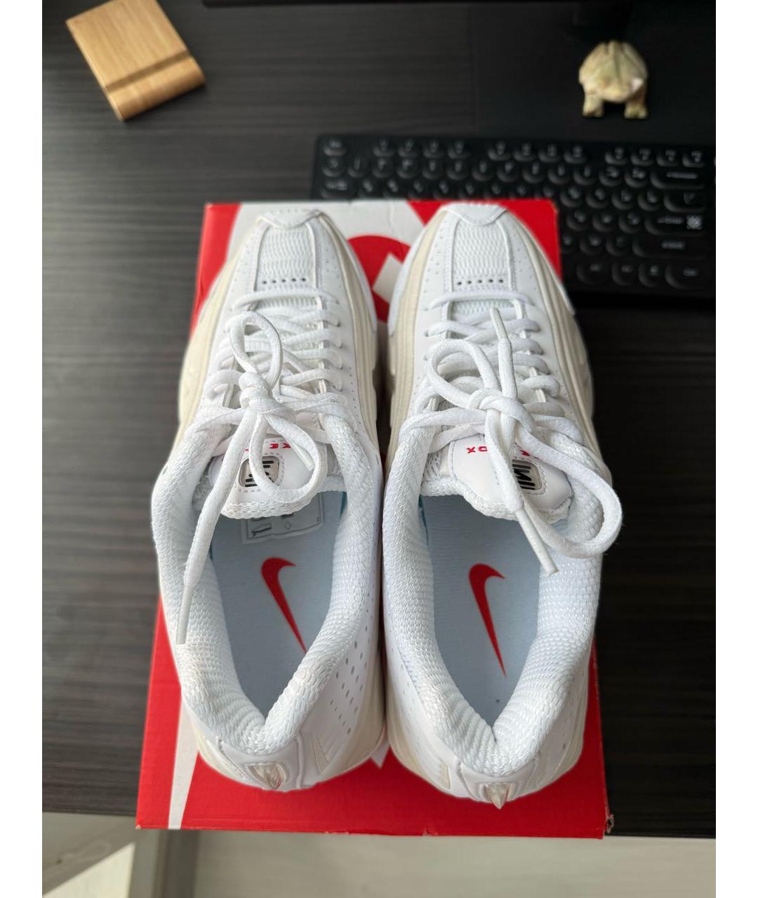 NIKE Белые текстильные кроссовки, фото 3