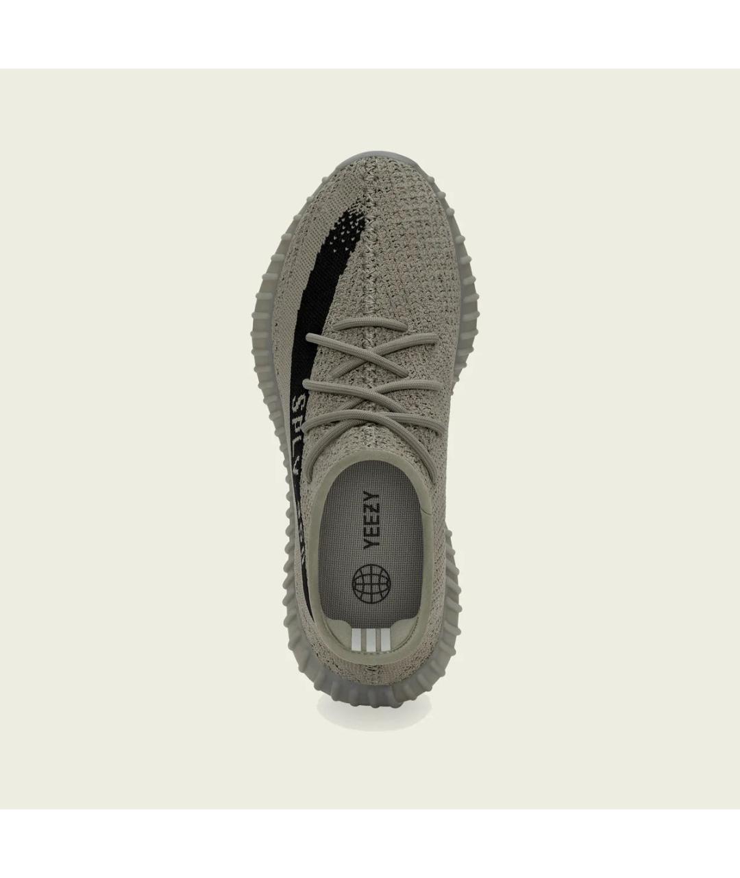 ADIDAS YEEZY Антрацитовые неопреновые кеды, фото 3
