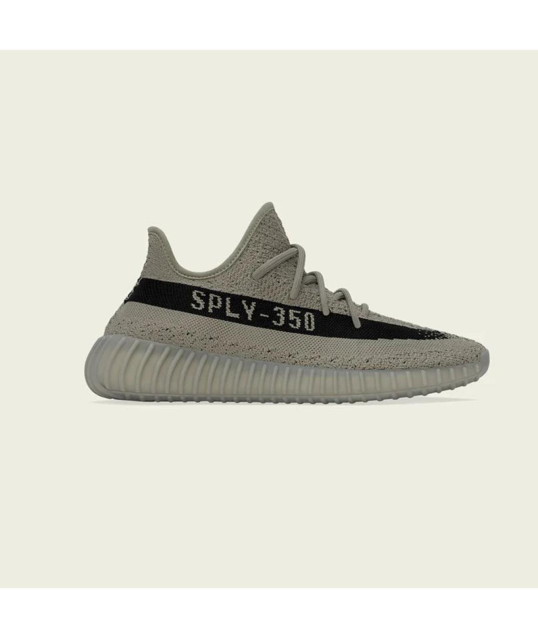 ADIDAS YEEZY Антрацитовые неопреновые кеды, фото 5