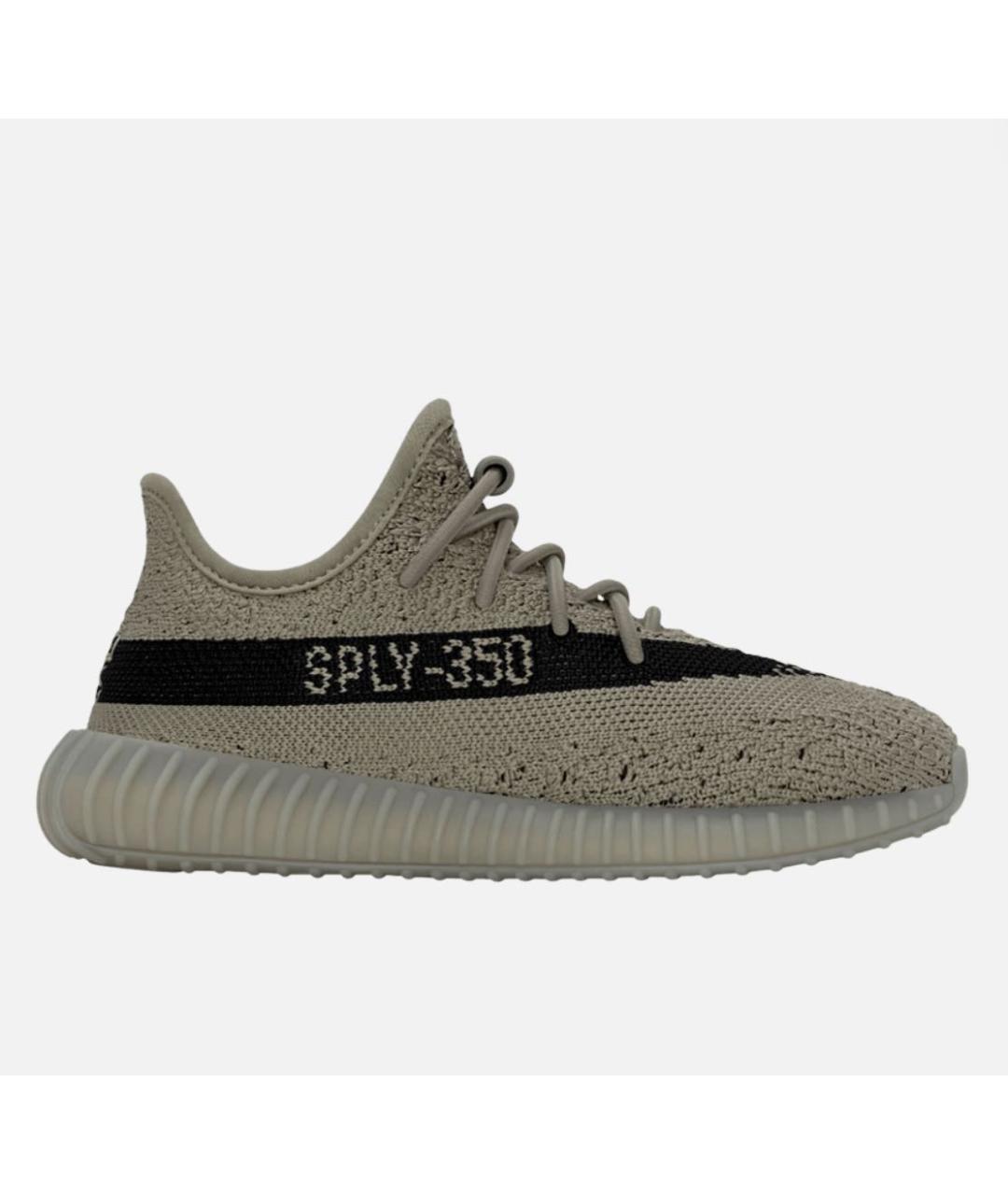 ADIDAS YEEZY Антрацитовые неопреновые кеды, фото 4