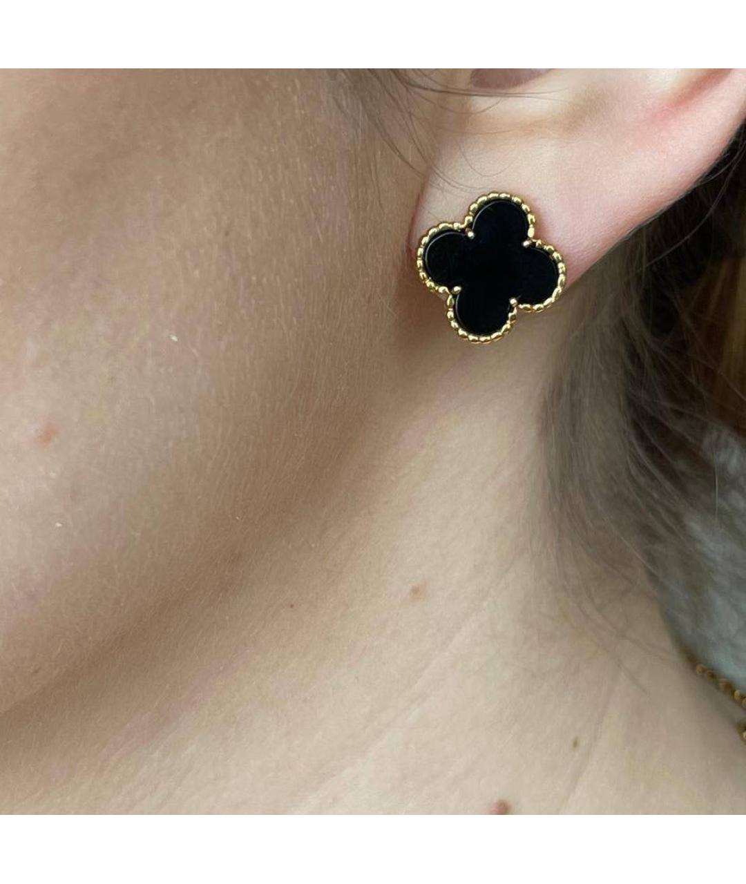 VAN CLEEF & ARPELS Золотые серьги из желтого золота, фото 5