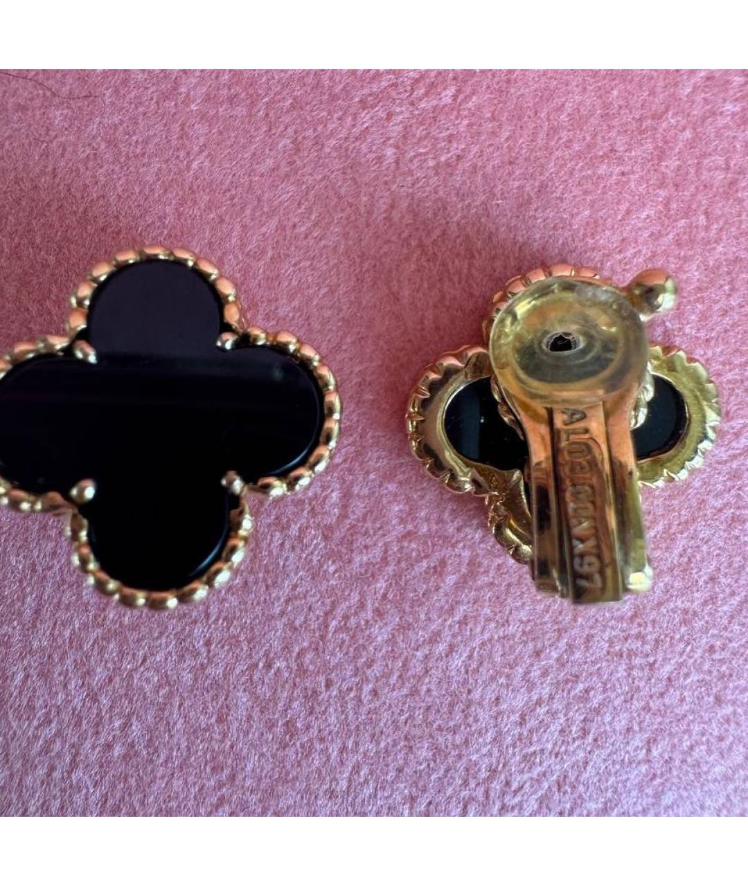 VAN CLEEF & ARPELS Золотые серьги из желтого золота, фото 4