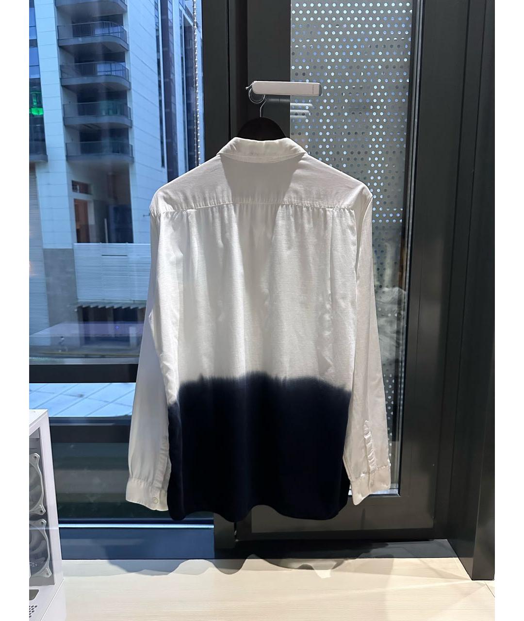 ANN DEMEULEMEESTER Белая хлопковая кэжуал рубашка, фото 2