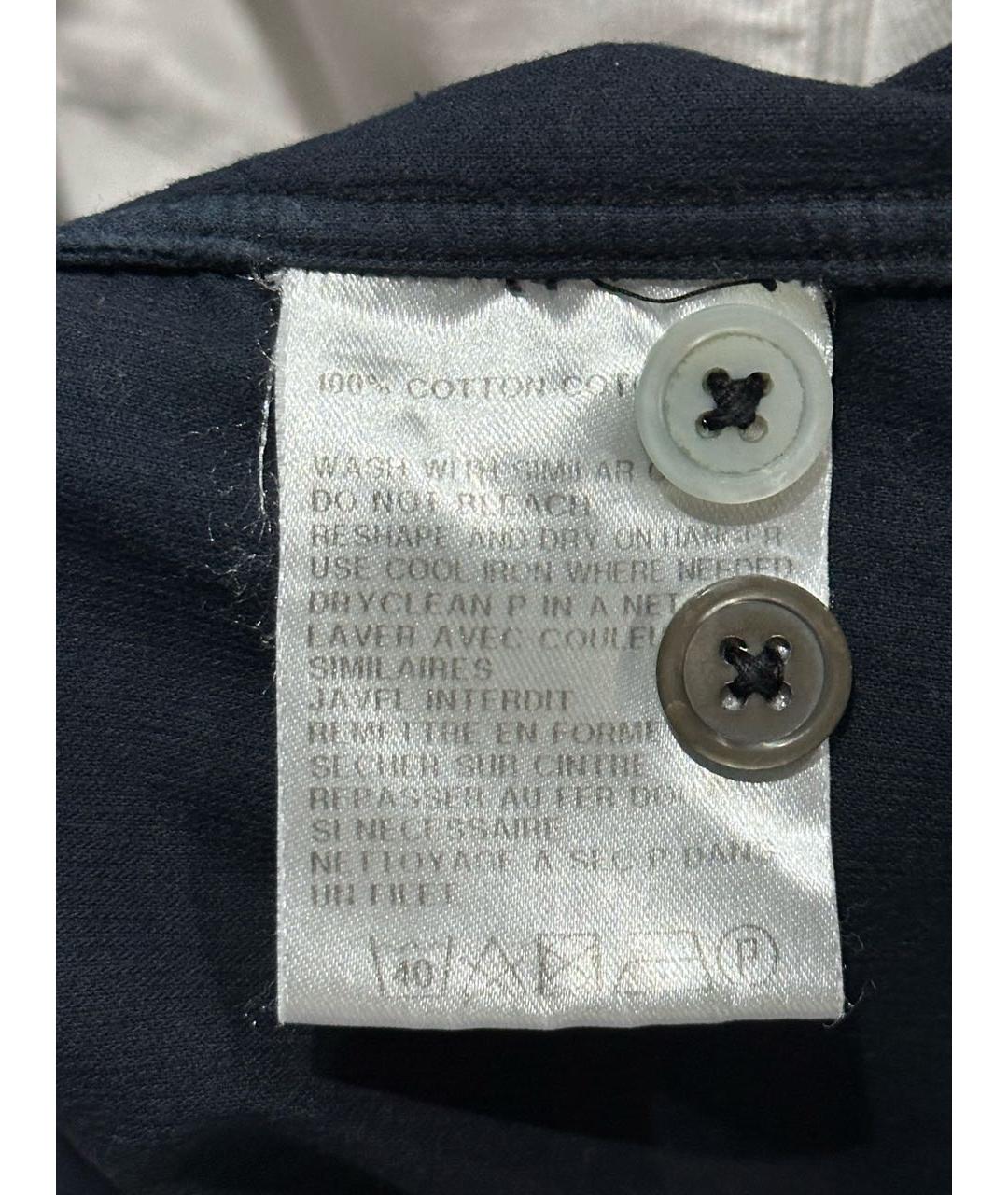 ANN DEMEULEMEESTER Белая хлопковая кэжуал рубашка, фото 4
