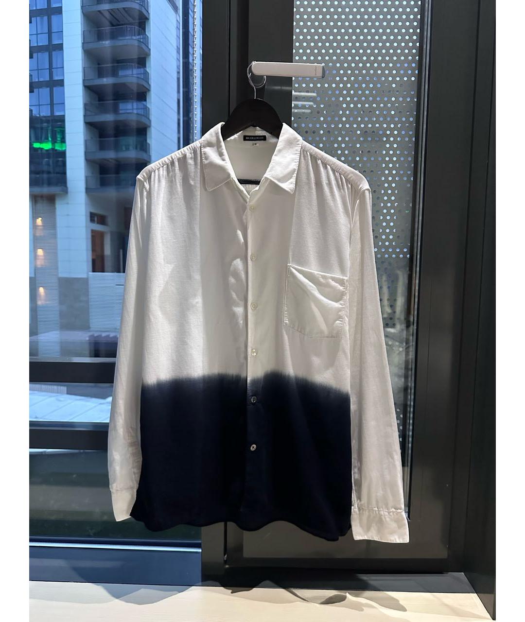 ANN DEMEULEMEESTER Белая хлопковая кэжуал рубашка, фото 5