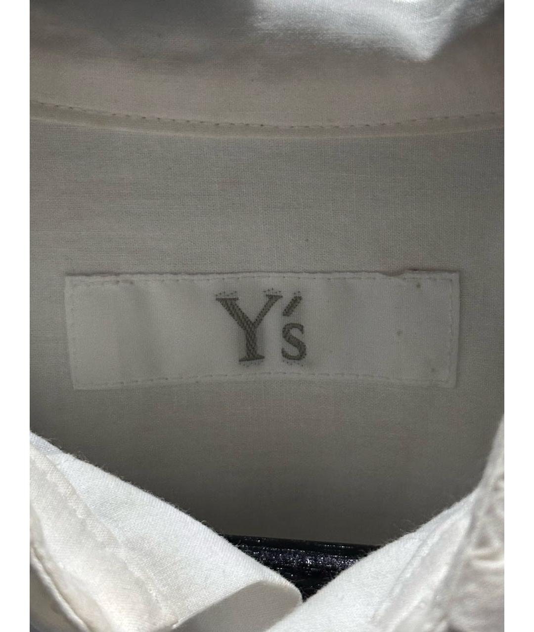 YOHJI YAMAMOTO Белая хлопковая рубашка, фото 4