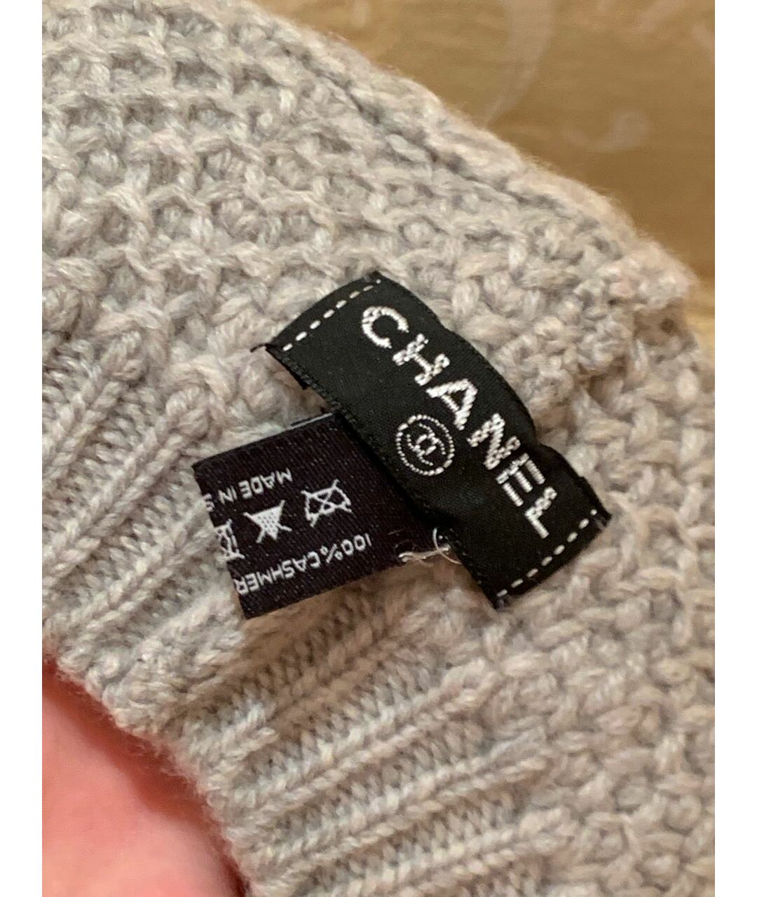 CHANEL Серая шапка, фото 6