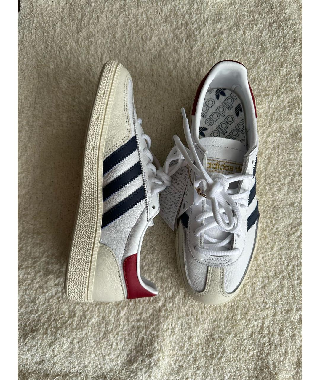 ADIDAS Белые кожаные кеды, фото 4