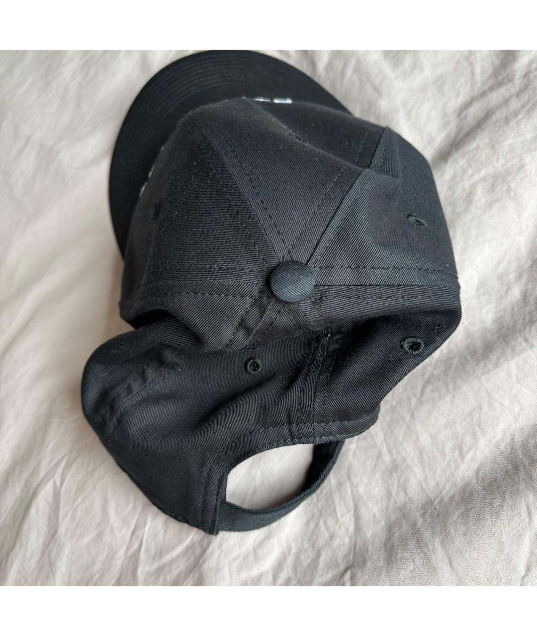 BALENCIAGA Черная хлопковая кепка, фото 7