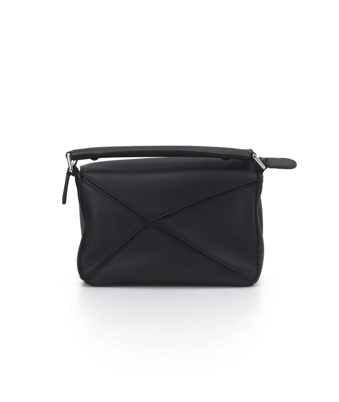 LOEWE Черная кожаная сумка через плечо, фото 3