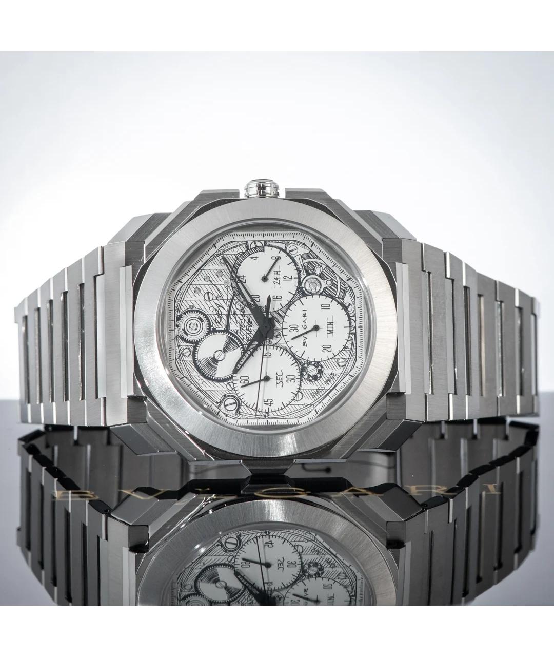 BVLGARI Серые часы, фото 2