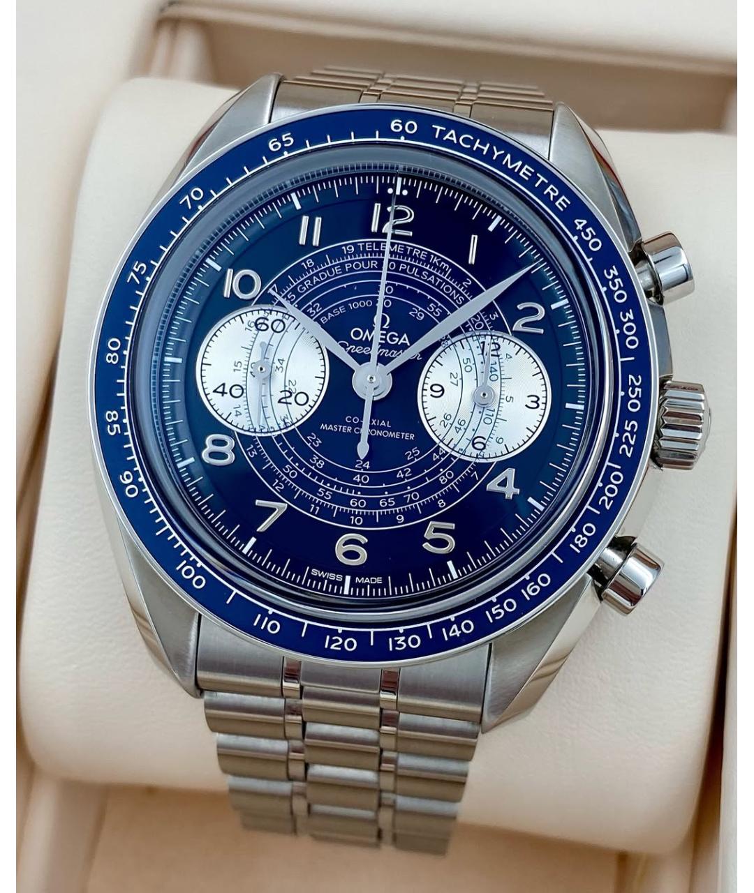 OMEGA Синие часы, фото 3