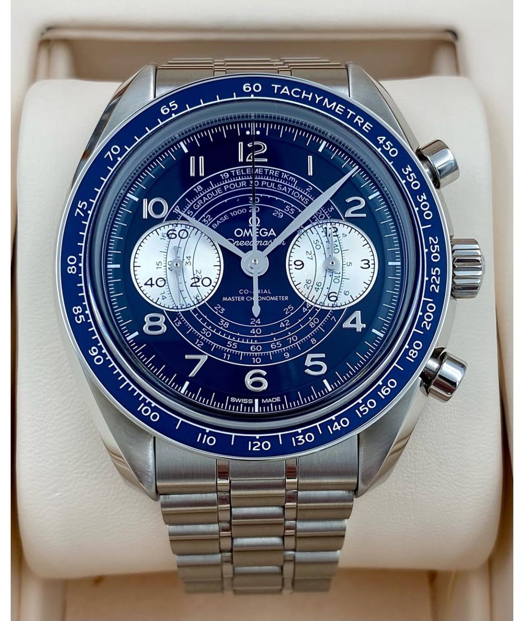 OMEGA Синие часы, фото 4