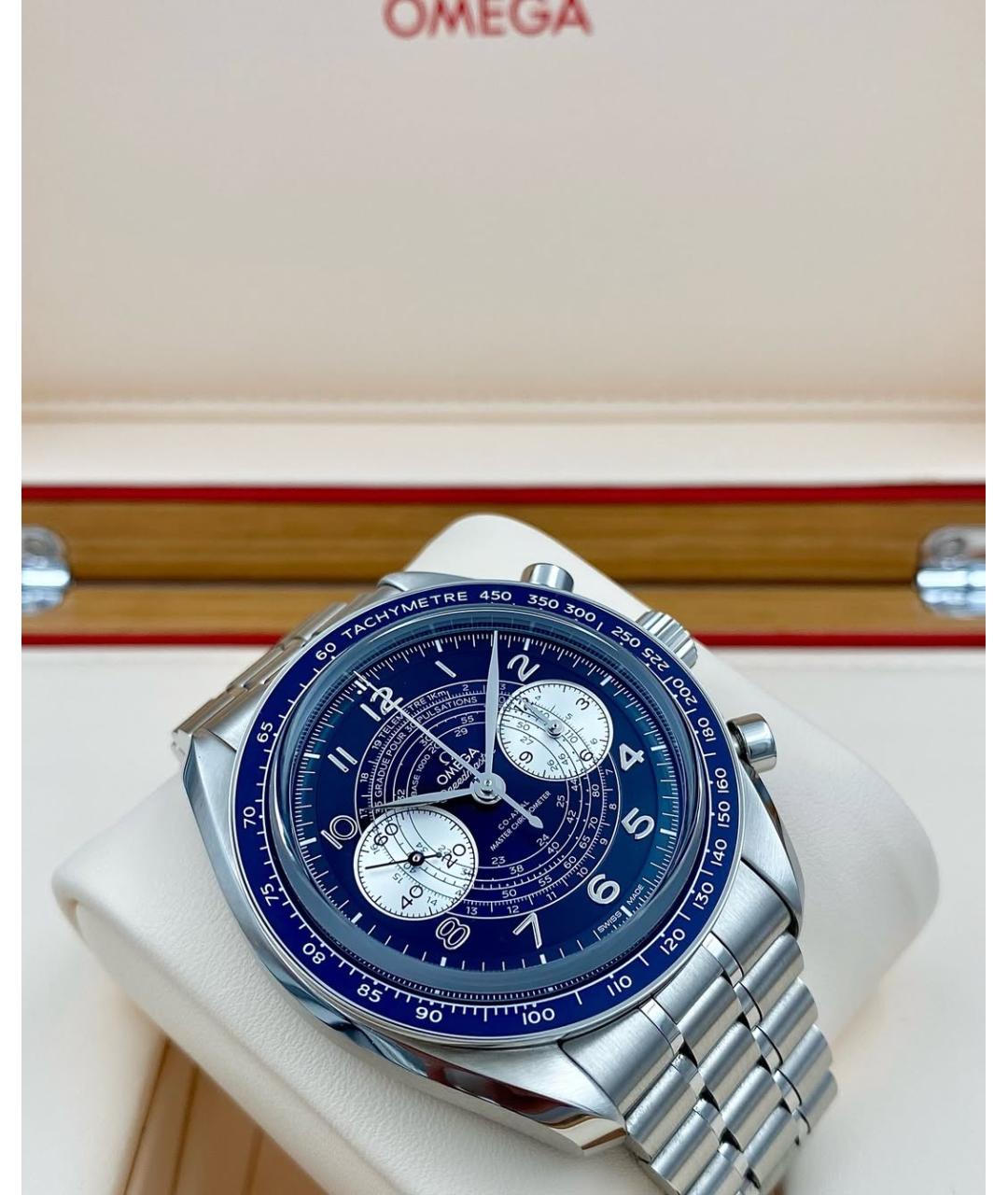 OMEGA Синие часы, фото 5