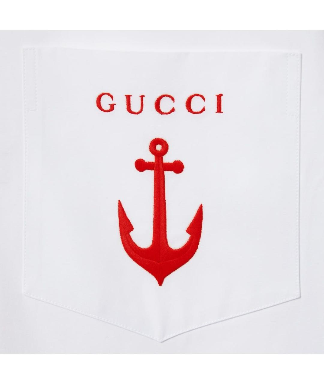 GUCCI Белая футболка, фото 2