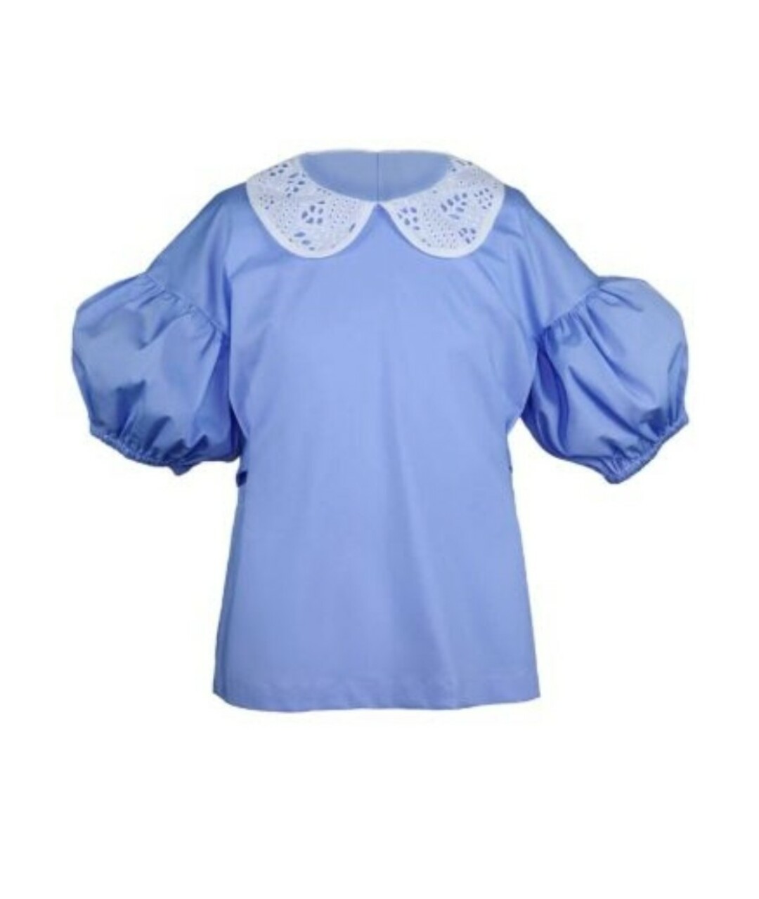 ZHANNA & ANNA Голубая хлопковая рубашка/блузка, фото 2