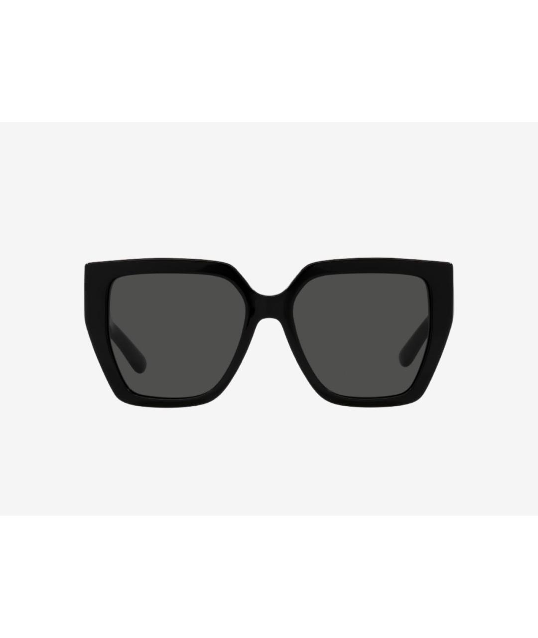 DOLCE&GABBANA Черные пластиковые солнцезащитные очки, фото 2