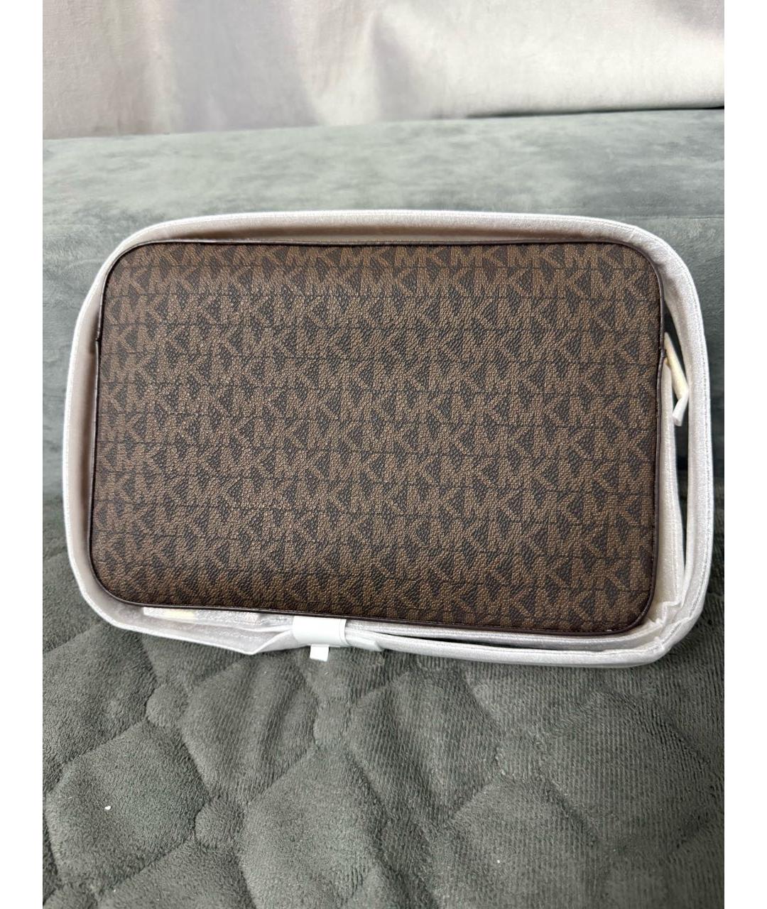 MICHAEL KORS Коричневая сумка через плечо, фото 3
