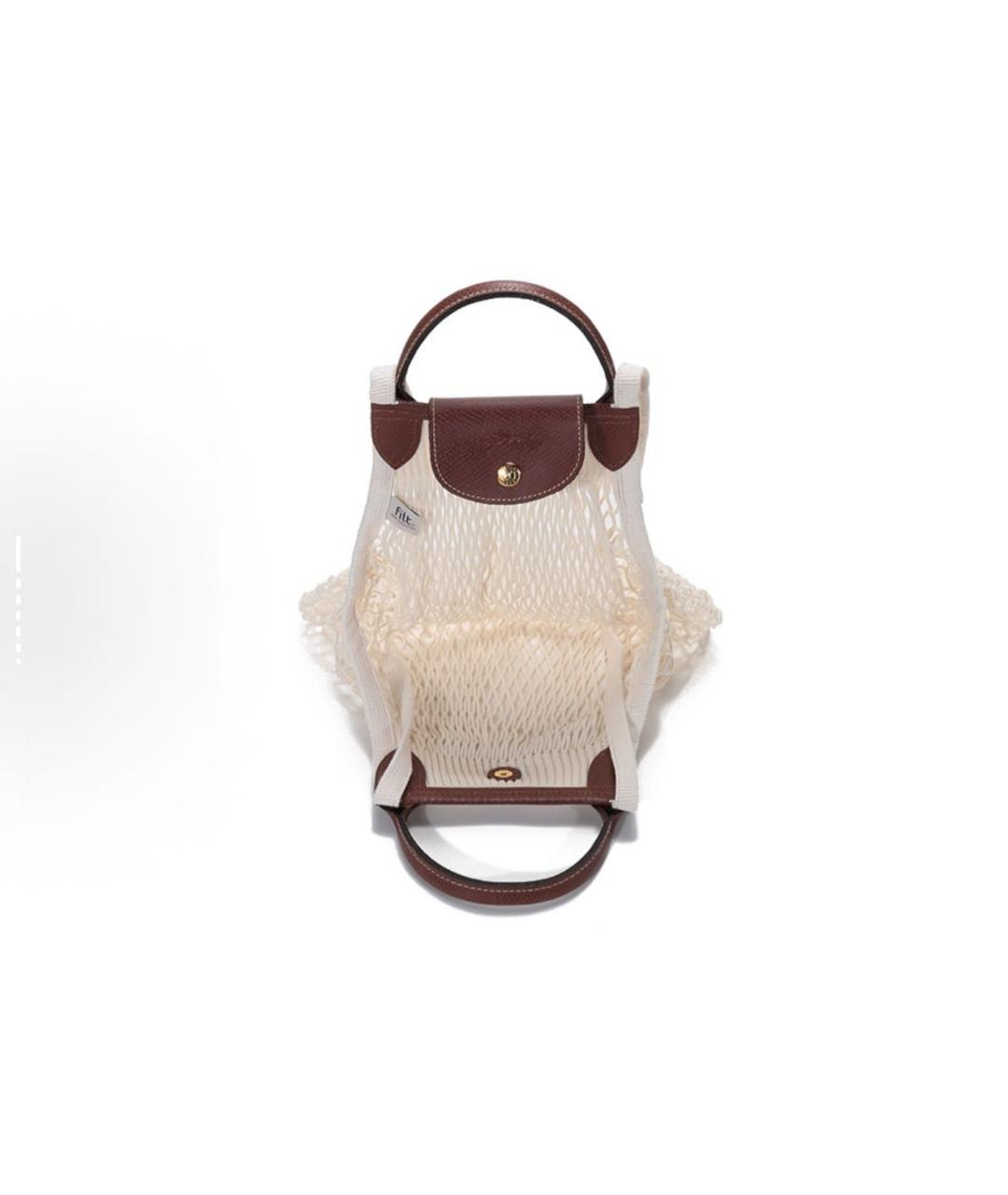 LONGCHAMP Белая пляжная сумка, фото 4