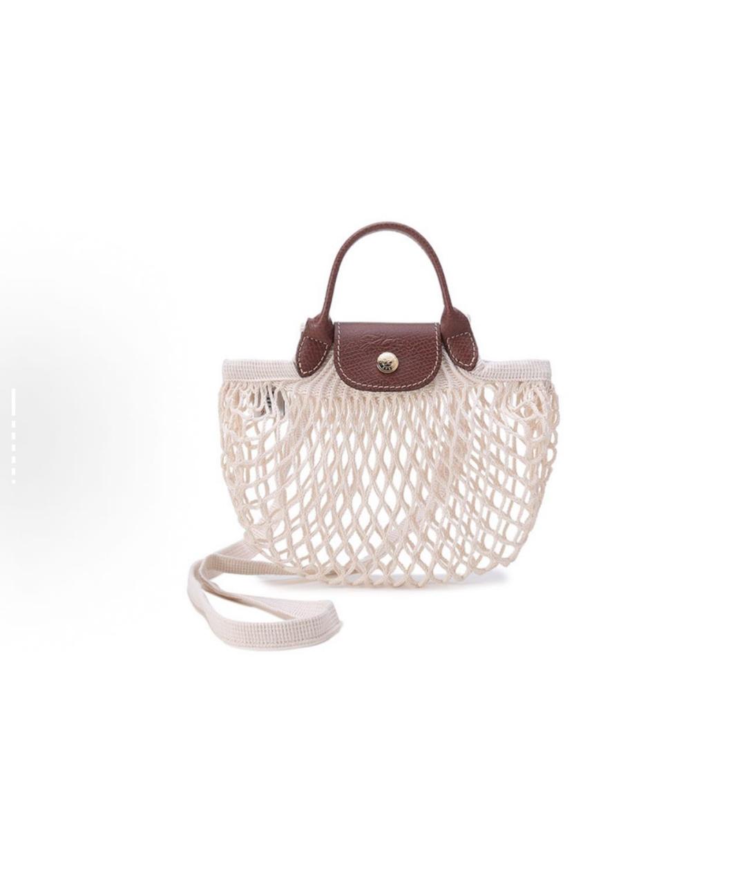 LONGCHAMP Белая пляжная сумка, фото 6