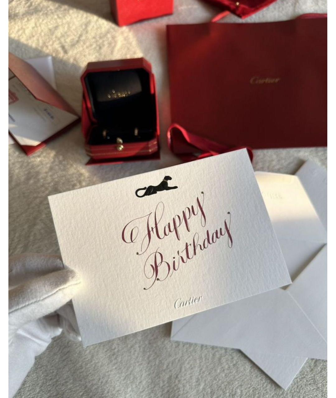 CARTIER Золотые серьги из розового золота, фото 7