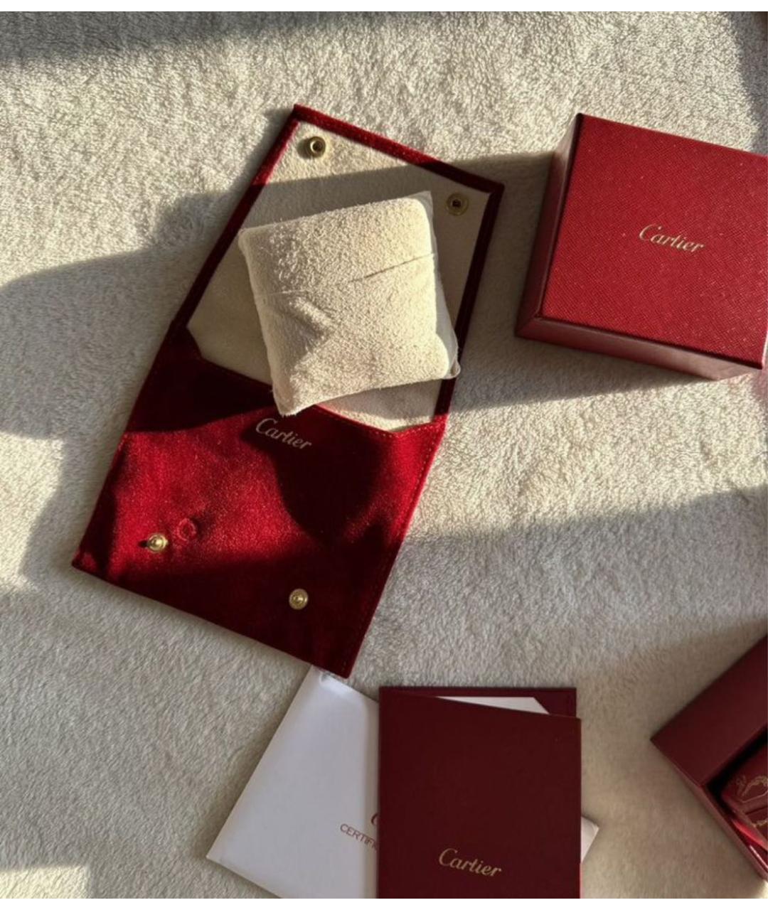 CARTIER Золотые серьги из розового золота, фото 4