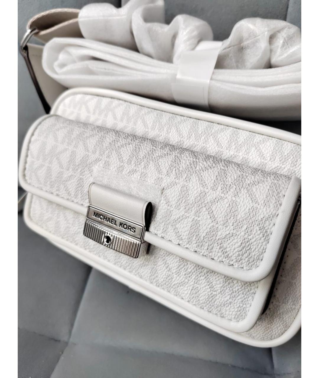MICHAEL KORS Белая сумка через плечо, фото 5
