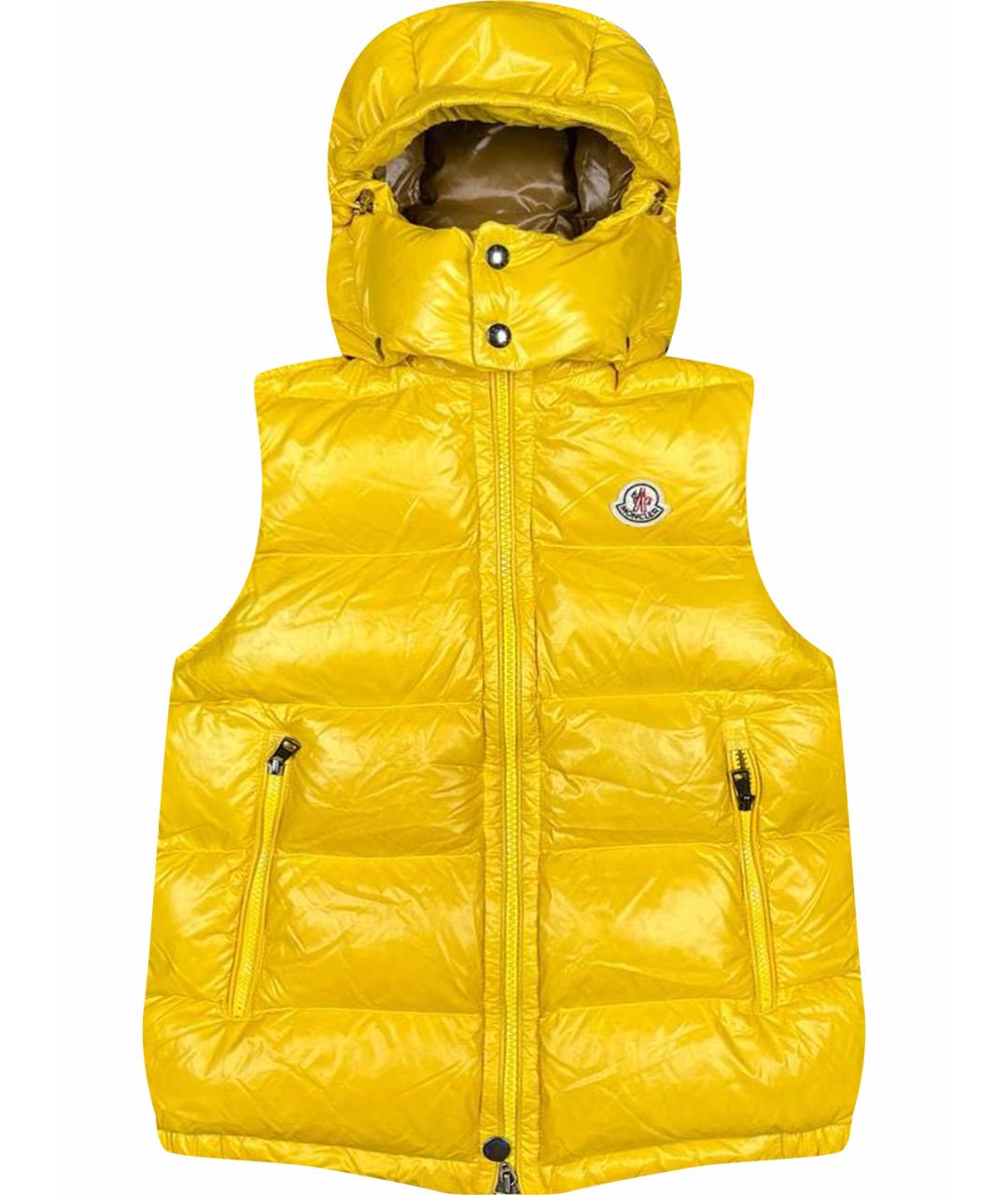 MONCLER Желтый жилет, фото 1