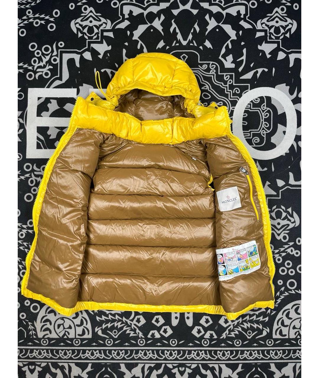 MONCLER Желтый жилет, фото 2
