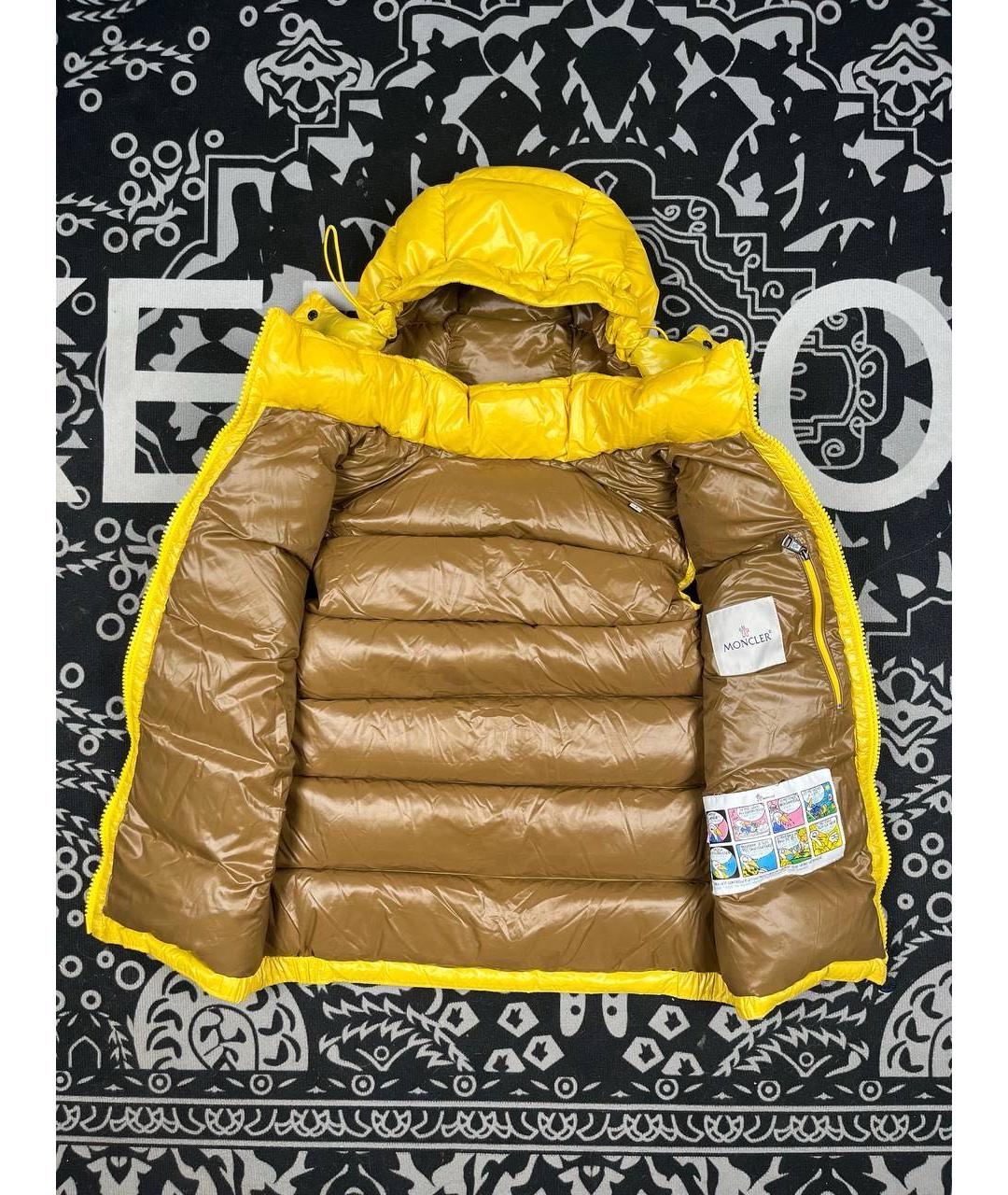 MONCLER Желтый жилет, фото 8
