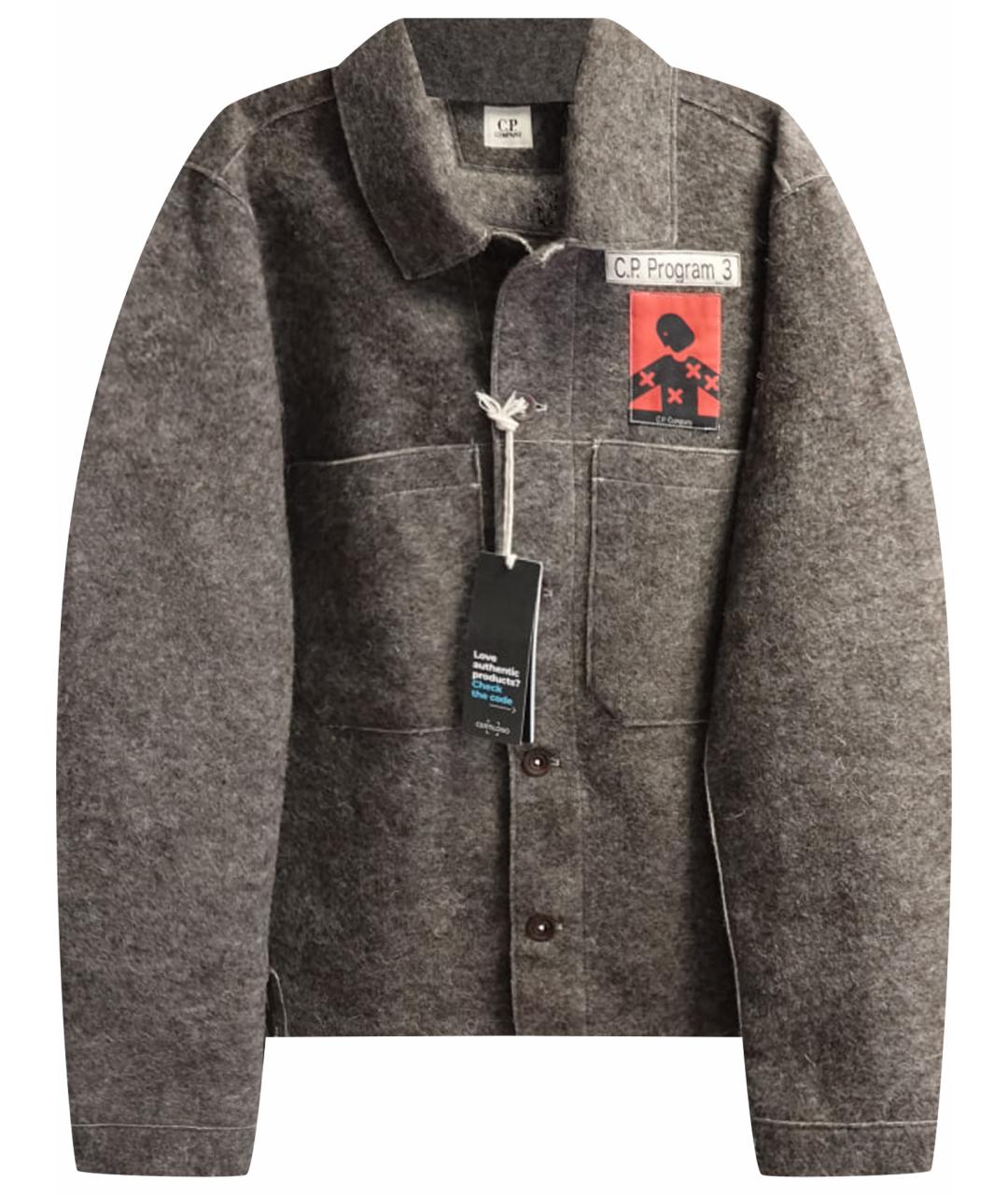 CP COMPANY Коричневая шерстяная куртка, фото 1