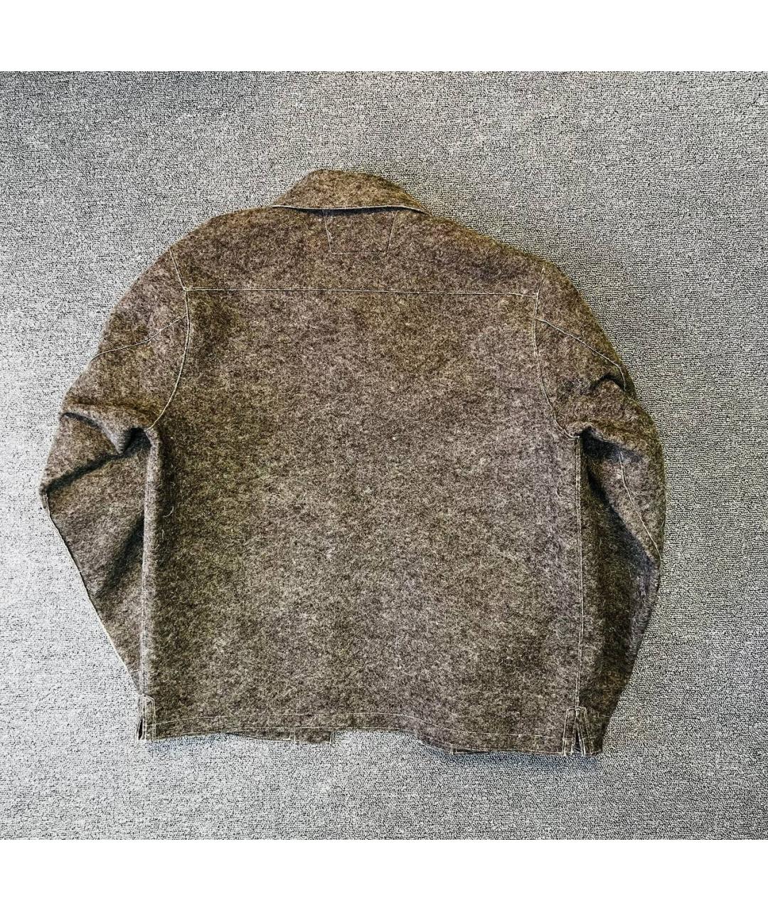 CP COMPANY Коричневая шерстяная куртка, фото 2