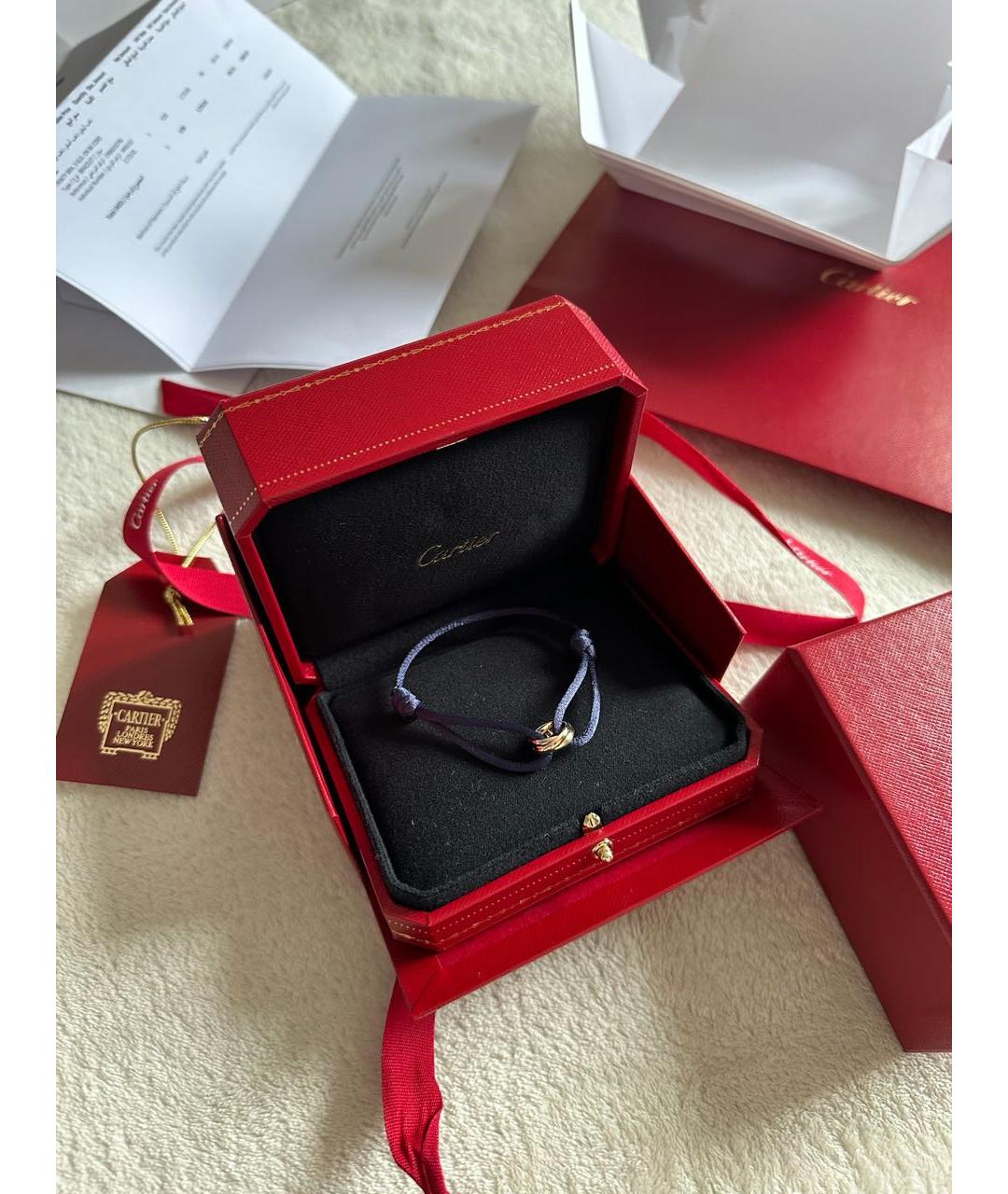 CARTIER Синий браслет из белого золота, фото 2