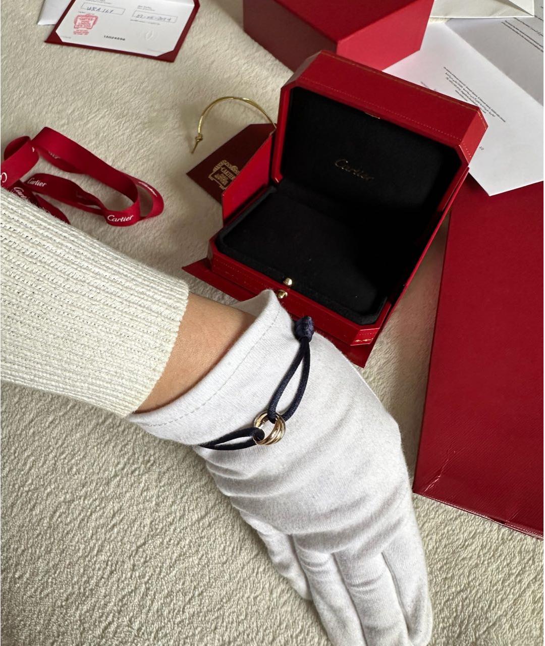 CARTIER Синий браслет из белого золота, фото 3