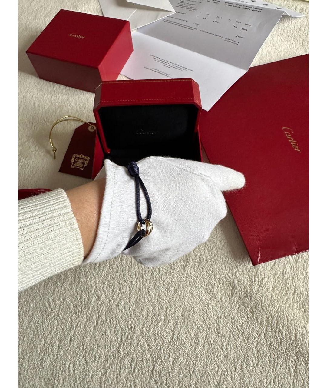 CARTIER Синий браслет из белого золота, фото 4