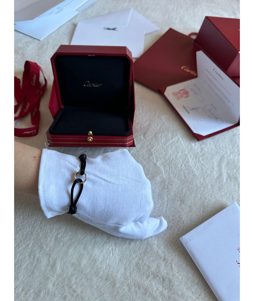 CARTIER Зеленый браслет из белого золота, фото 3