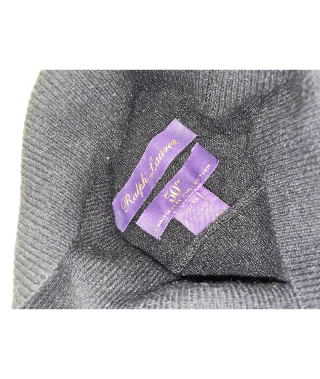 RALPH LAUREN PURPLE LABEL Черная кашемировая водолазка, фото 3