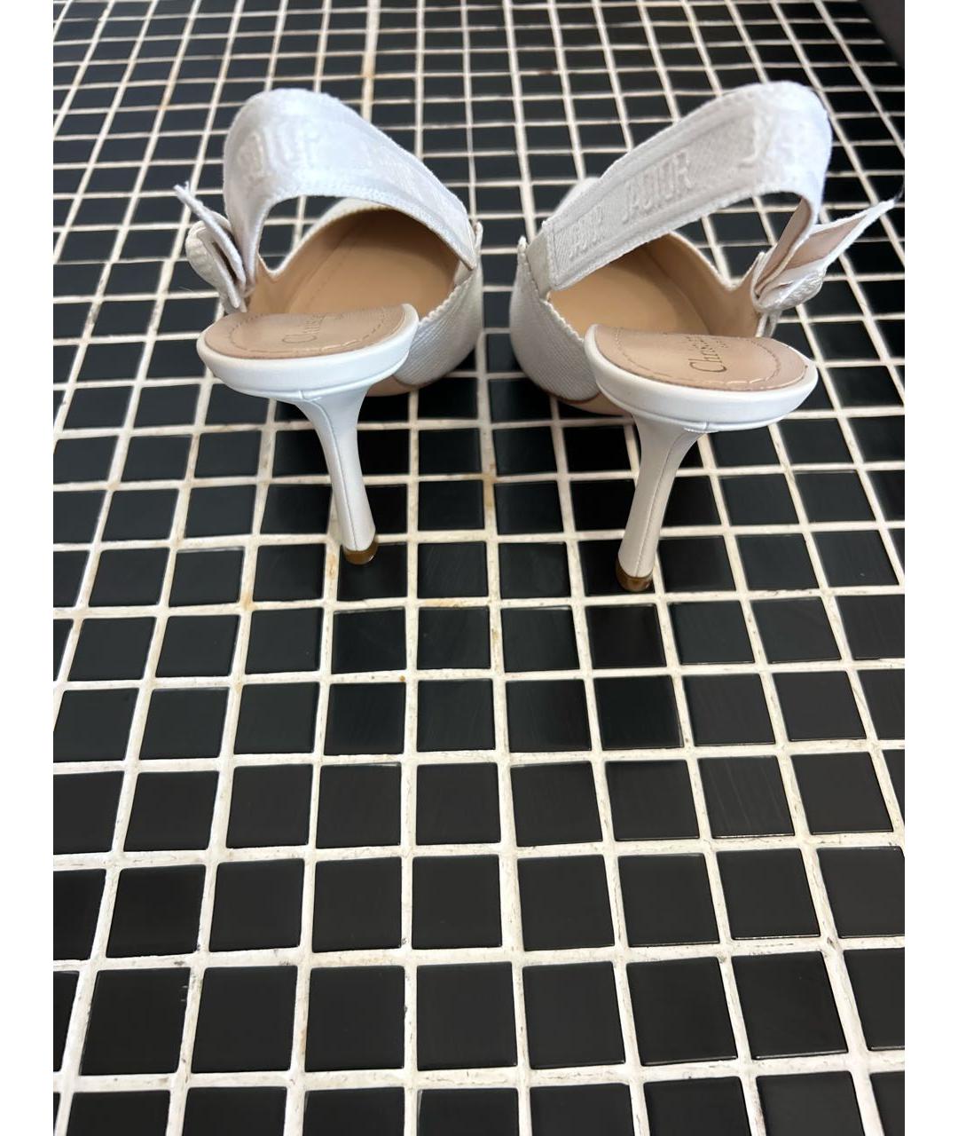 CHRISTIAN DIOR Белые туфли, фото 4