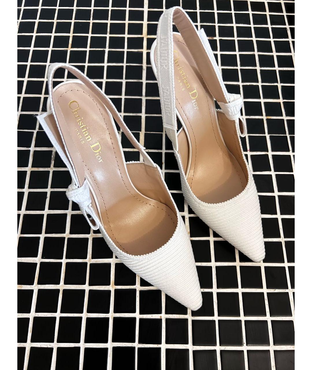 CHRISTIAN DIOR Белые туфли, фото 2