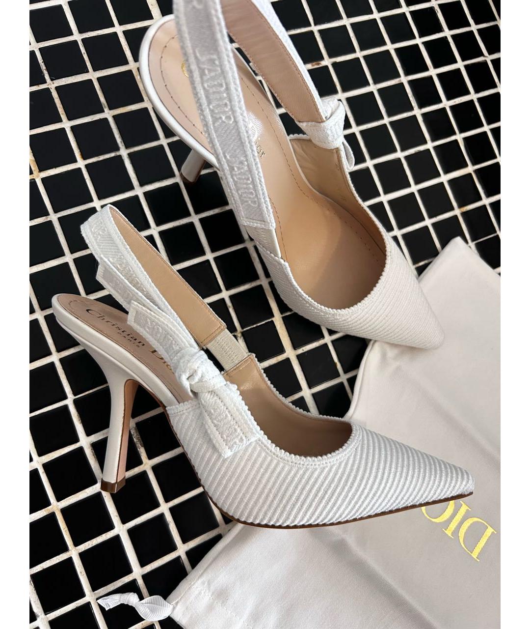 CHRISTIAN DIOR Белые туфли, фото 6