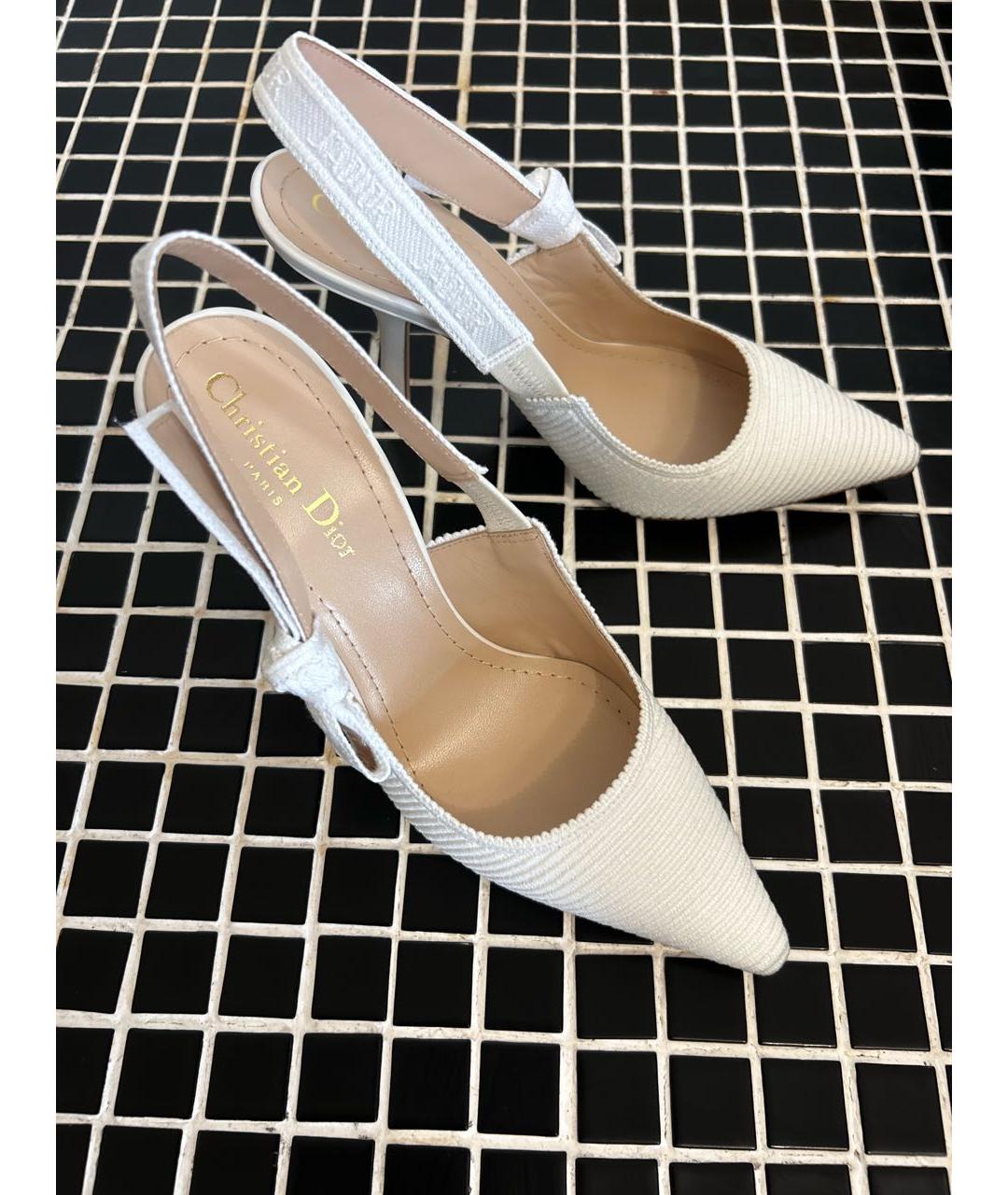 CHRISTIAN DIOR Белые туфли, фото 3
