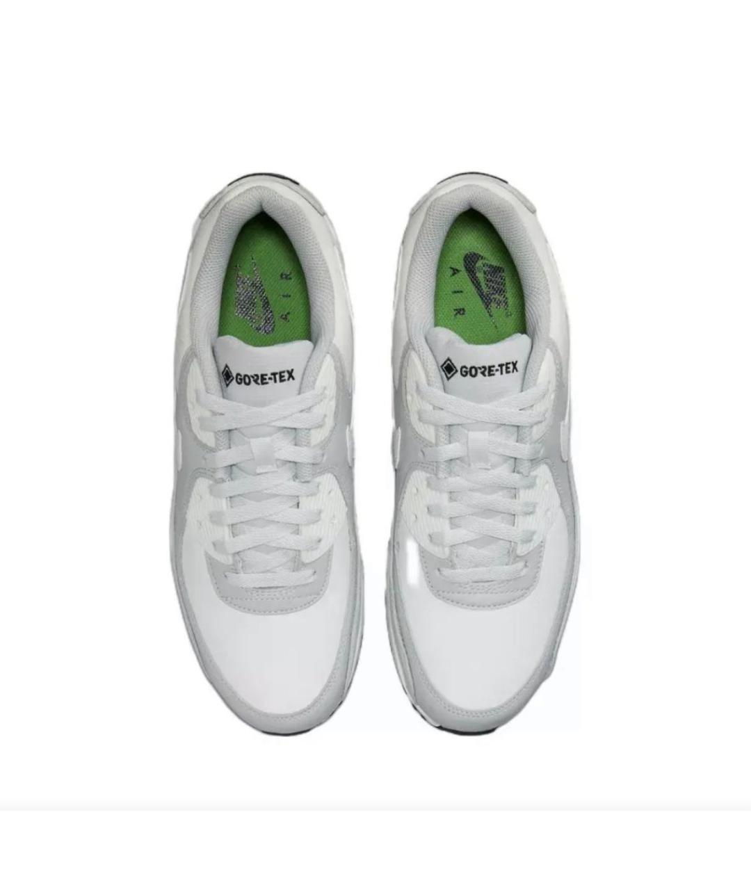 NIKE Белые кожаные низкие кроссовки / кеды, фото 3