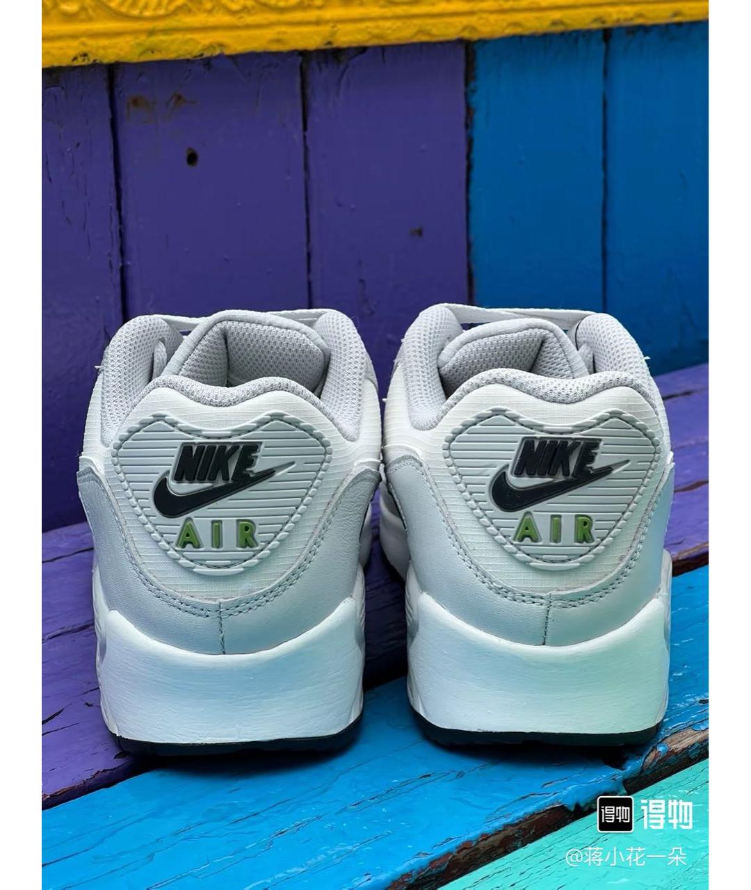 NIKE Белые кожаные низкие кроссовки / кеды, фото 5