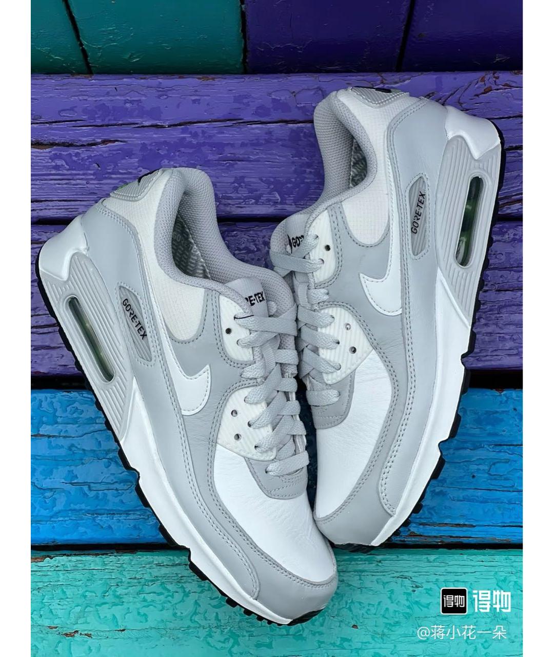 NIKE Белые кожаные низкие кроссовки / кеды, фото 6