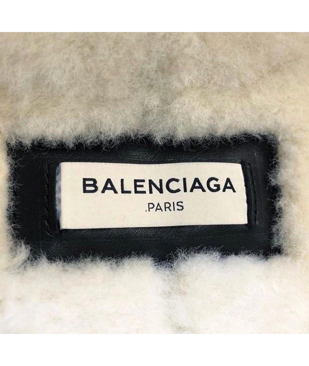 BALENCIAGA Коричневая меховая дубленка, фото 4